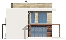 Visualization gallery - The project of a two-story mansion, made in a modern style