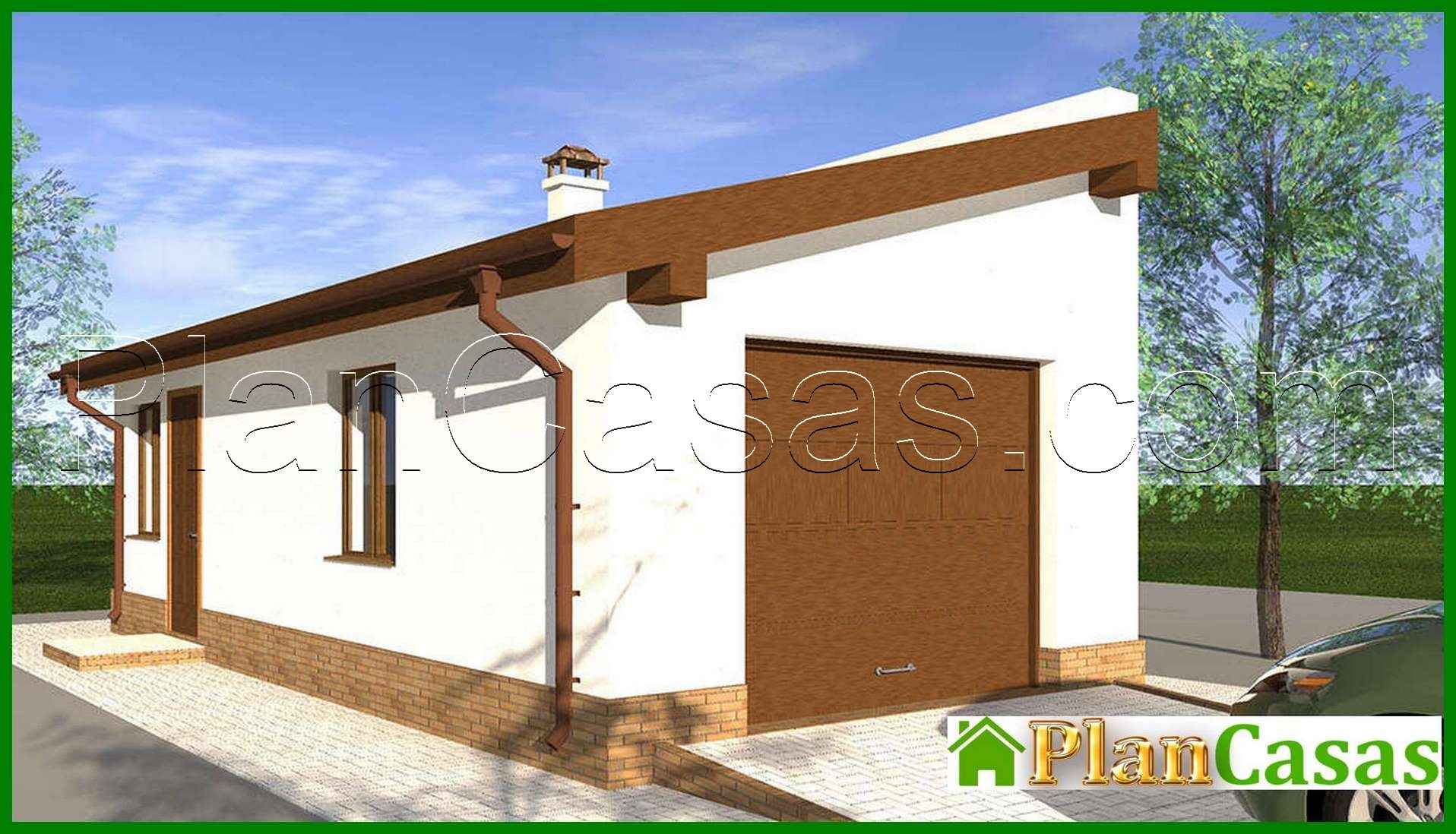 Visualization gallery - The project of a car garage with an area of 38 square meters. m