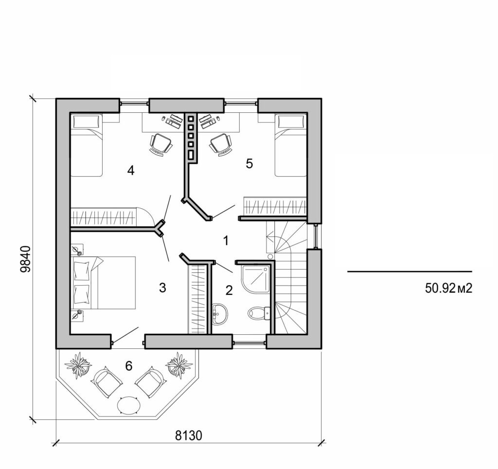Visualization gallery - Two storey cottage