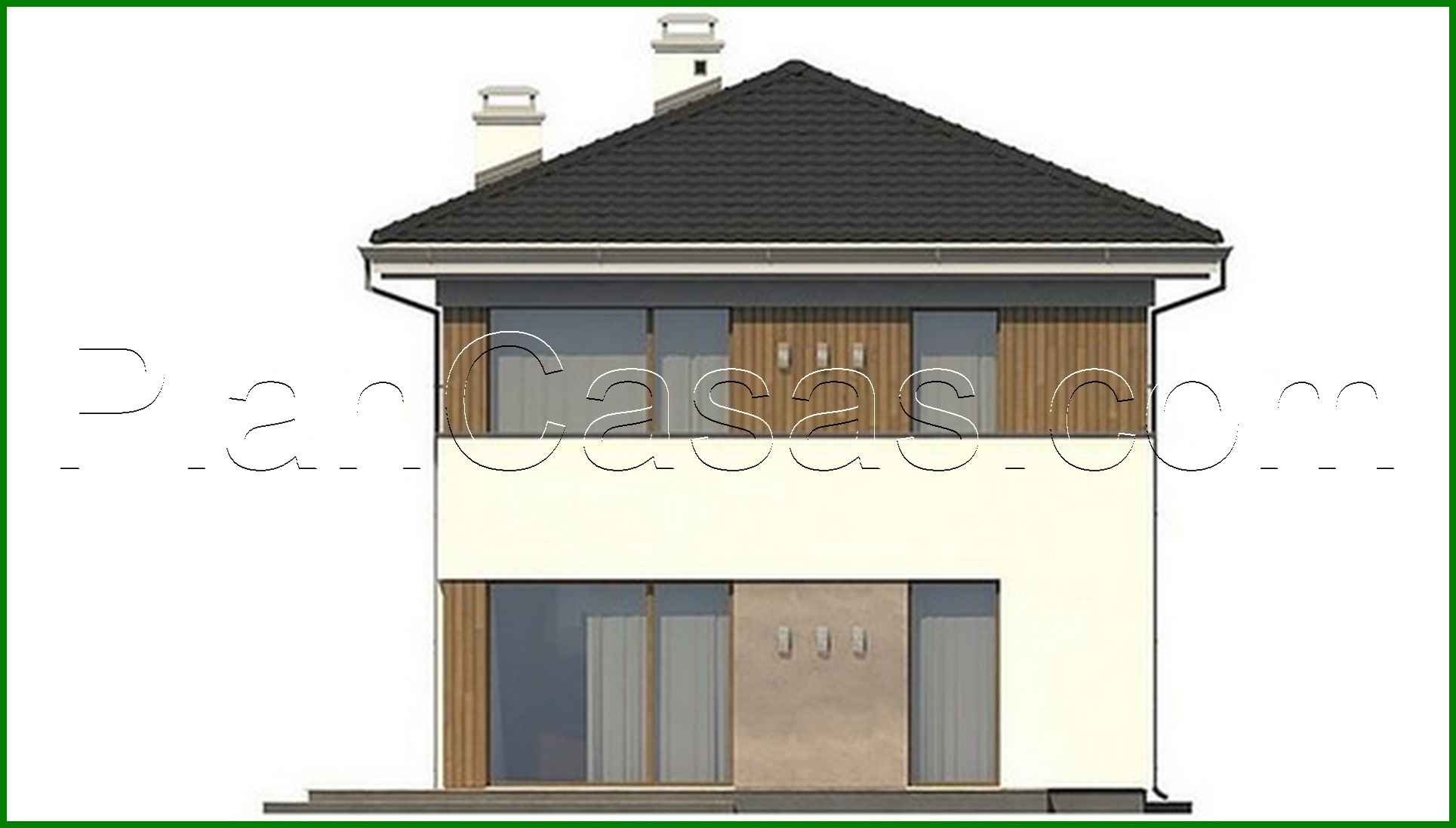 Visualization gallery - Compact two-story cottage project