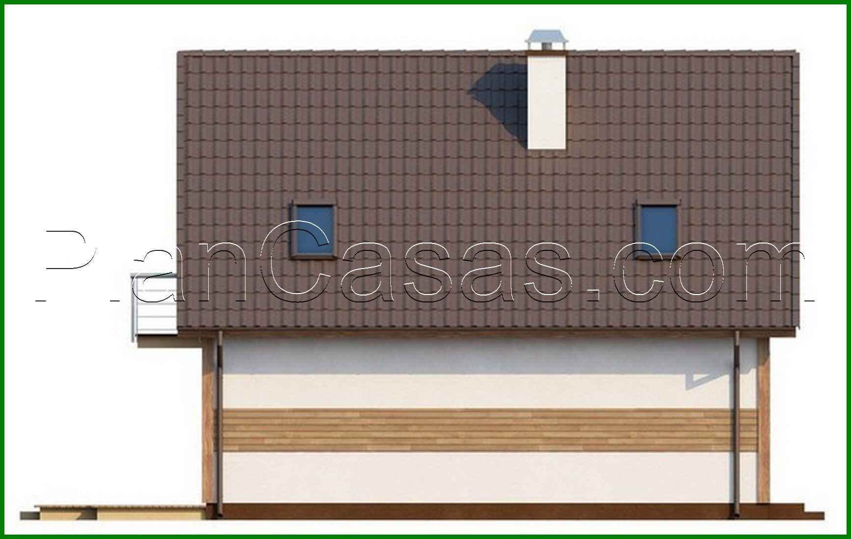 Visualization gallery - House design for a narrow plot