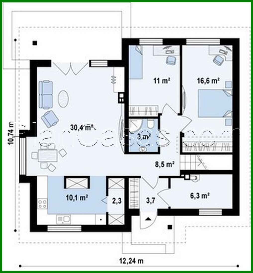 Visualization gallery - House project with additional rooms on the ground floor