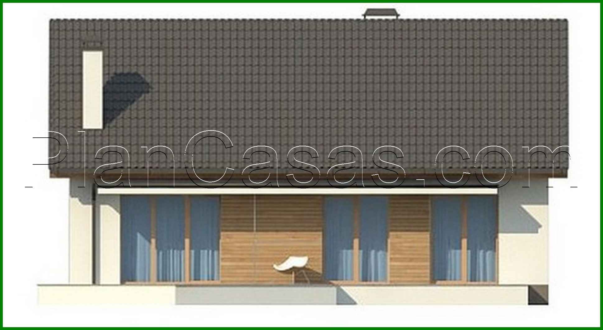 Visualization gallery - The project of a one-story economical and functional house