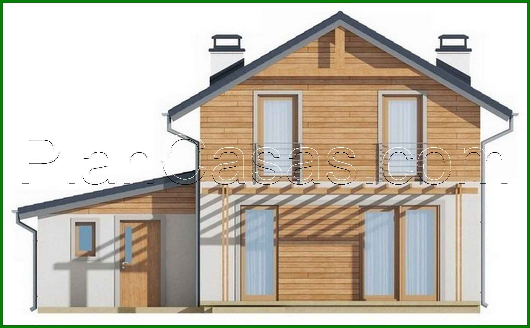 Visualization gallery - Project of a 2-storey classic spacious house with an attic and a garage
