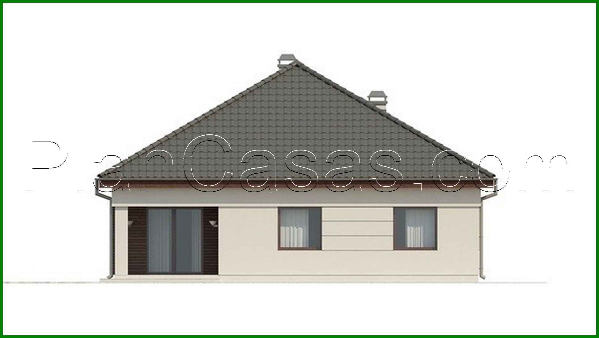Visualization gallery - The project of a nice house on 155 square meters. m with rational division of space
