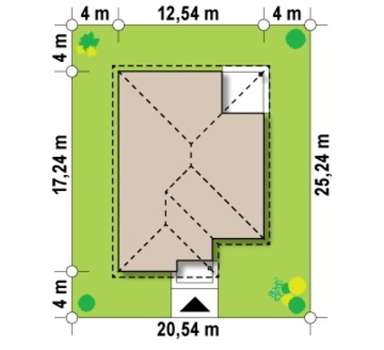 Visualization gallery - The project of a nice house on 155 square meters. m with rational division of space