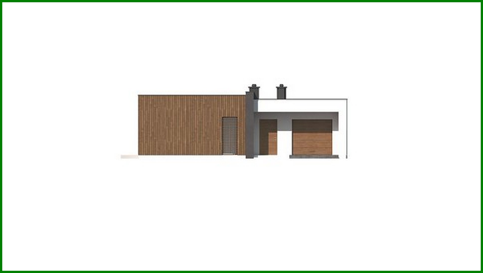 Visualization gallery - Plan of a modern residential building on 148 square meters. m in the style of minimalism