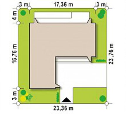 Visualization gallery - Project of a modern cottage with an area of 170 square meters. m with three bedrooms and bathrooms
