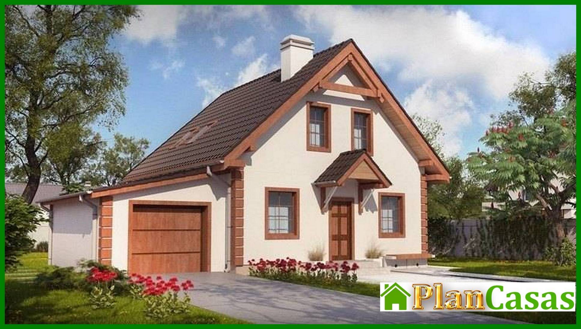 Visualization gallery - Nice eco home project with garage
