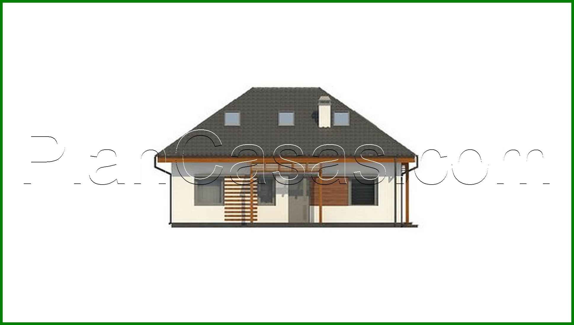 Visualization gallery - The classic project of a country house 10 to 12