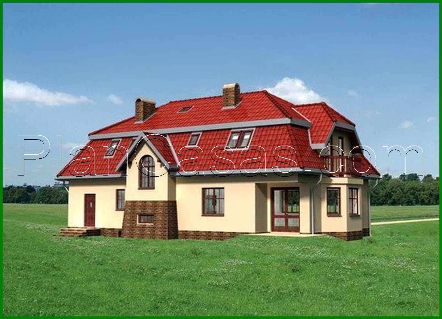 Visualization gallery - Stylish two-story building with six private rooms